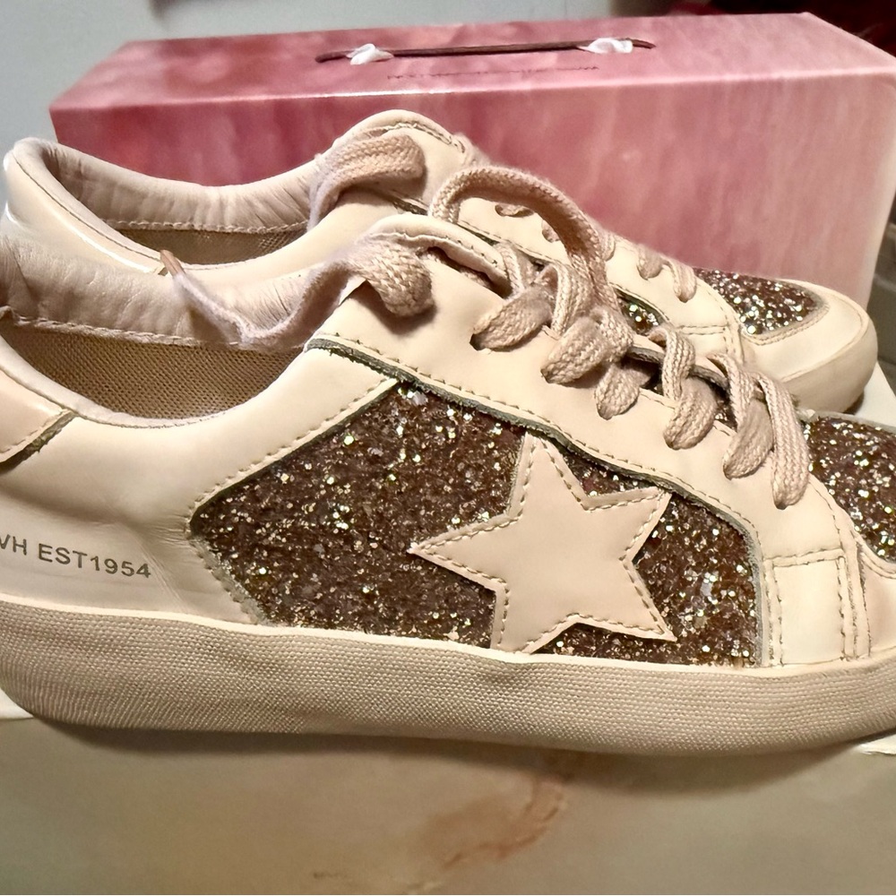 Vintage Havana Pink Glitter Sneakers - Picture 14 of 15